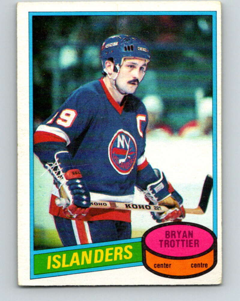 1980-81 O-Pee-Chee #40 Bryan Trottier  New York Islanders  V37375