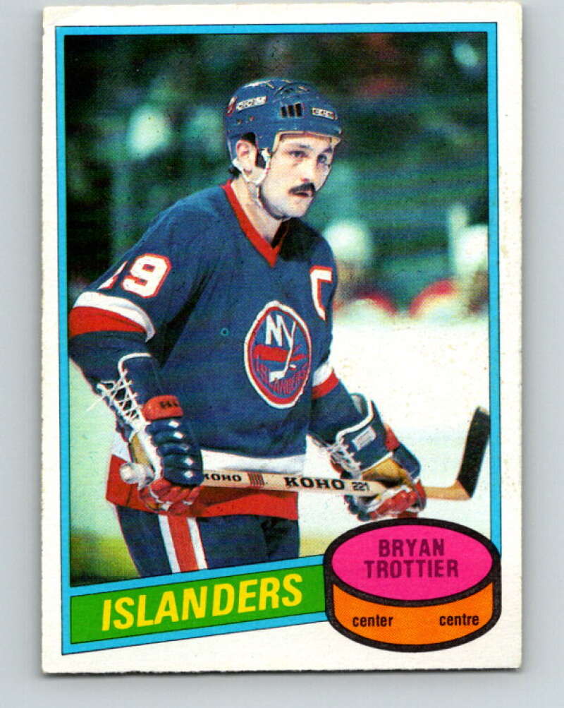 1980-81 O-Pee-Chee #40 Bryan Trottier  New York Islanders  V37376