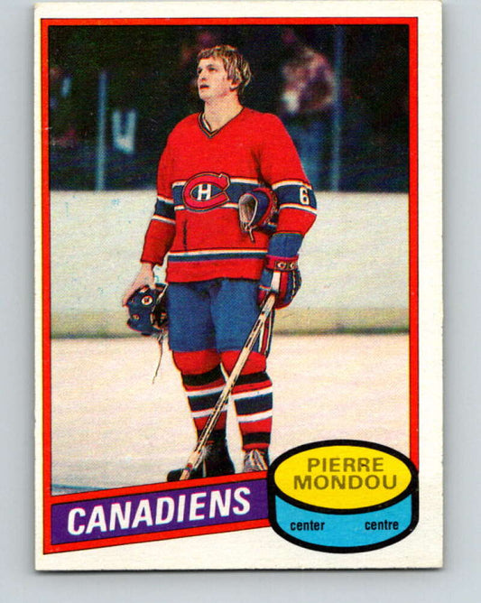 1980-81 O-Pee-Chee #42 Pierre Mondou  Montreal Canadiens  V37389