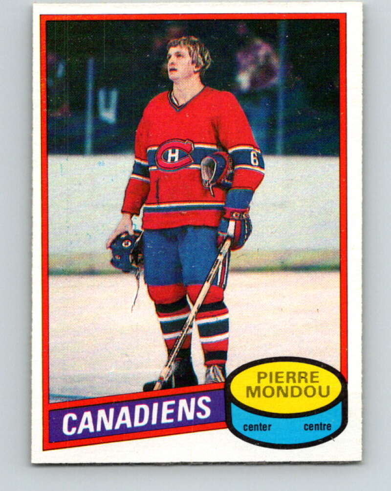 1980-81 O-Pee-Chee #42 Pierre Mondou  Montreal Canadiens  V37393