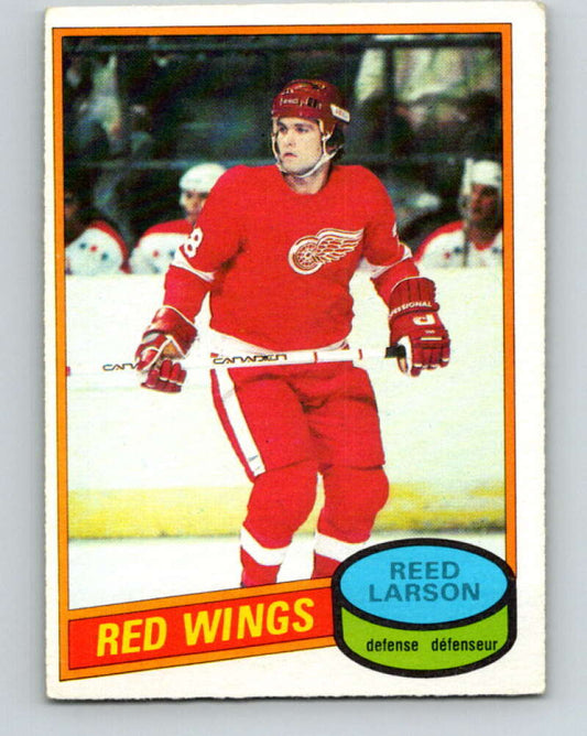 1980-81 O-Pee-Chee #43 Reed Larson  Detroit Red Wings  V37403