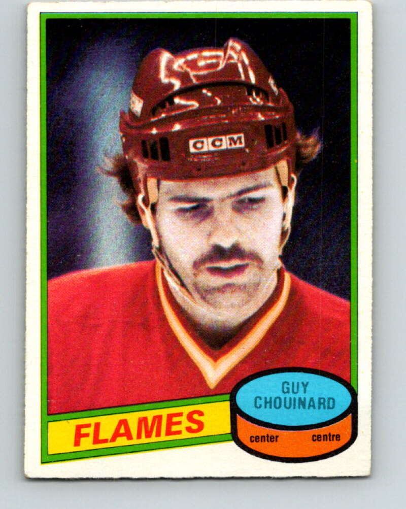 1980-81 O-Pee-Chee #45 Guy Chouinard  Calgary Flames  V37422