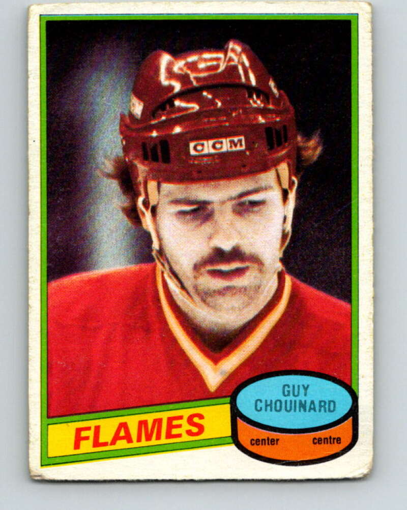 1980-81 O-Pee-Chee #45 Guy Chouinard  Calgary Flames  V37424