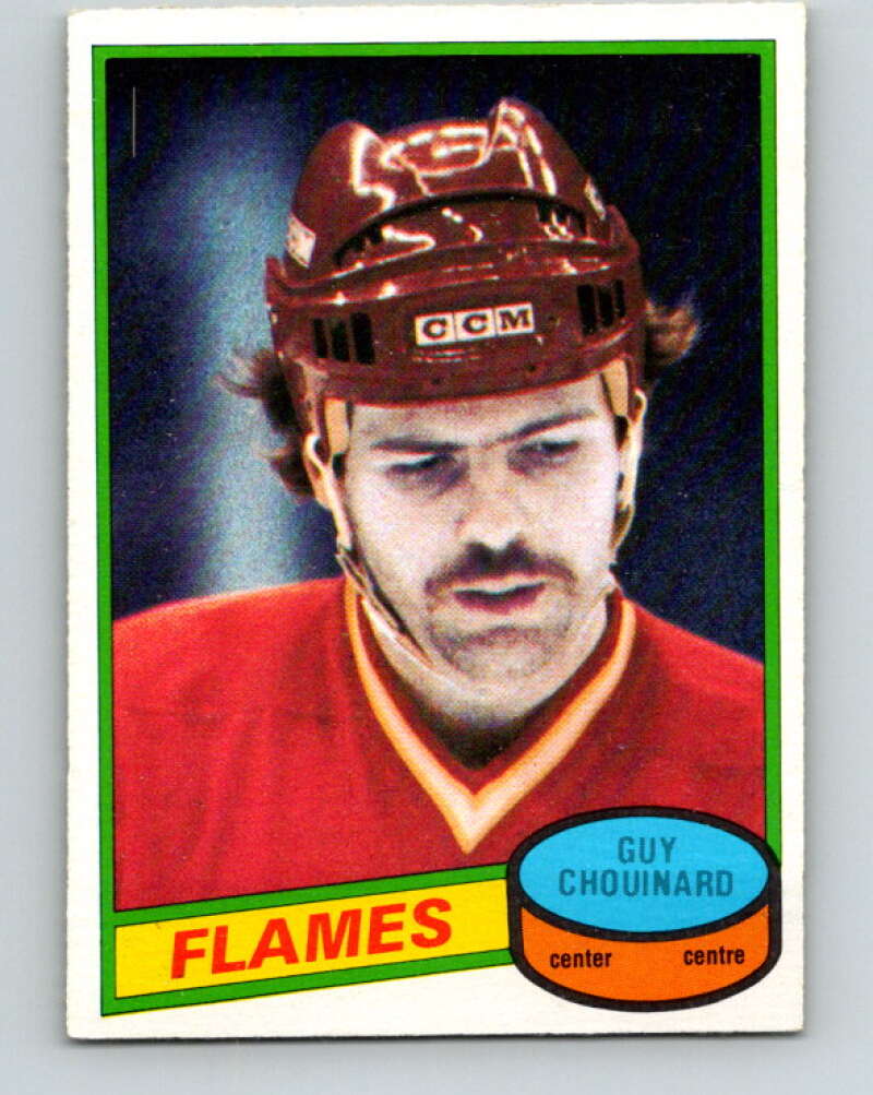 1980-81 O-Pee-Chee #45 Guy Chouinard  Calgary Flames  V37425