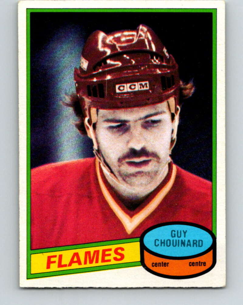 1980-81 O-Pee-Chee #45 Guy Chouinard  Calgary Flames  V37427