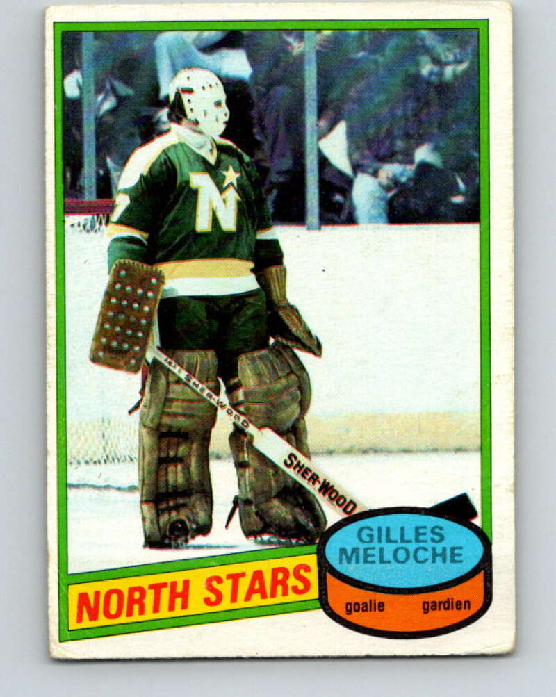 1980-81 O-Pee-Chee #47 Gilles Meloche  Minnesota North Stars  V37444