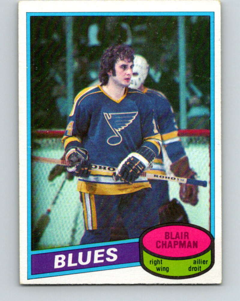 1980-81 O-Pee-Chee #48 Blair Chapman  St. Louis Blues  V37451