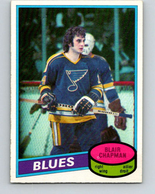 1980-81 O-Pee-Chee #48 Blair Chapman  St. Louis Blues  V37452