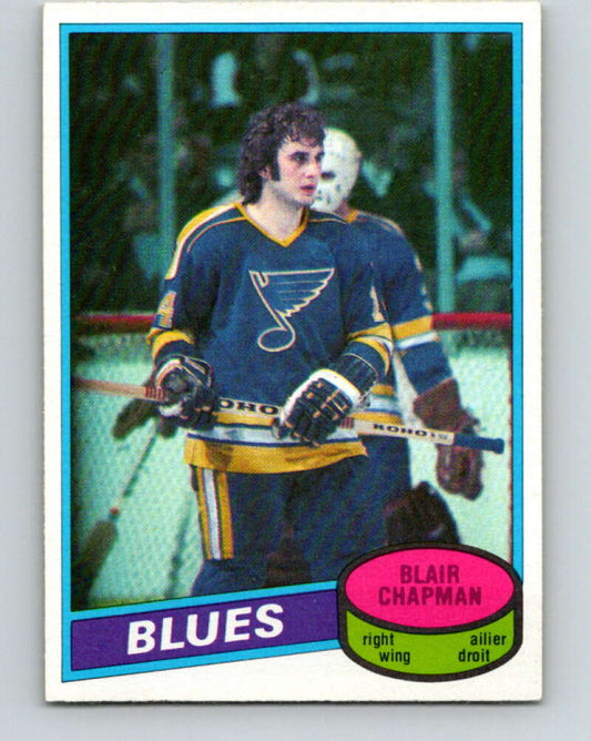 1980-81 O-Pee-Chee #48 Blair Chapman  St. Louis Blues  V37454