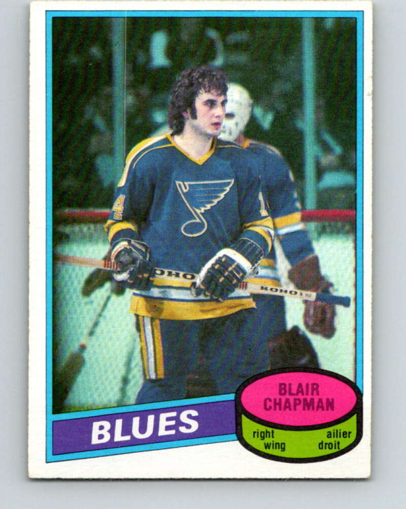 1980-81 O-Pee-Chee #48 Blair Chapman  St. Louis Blues  V37455