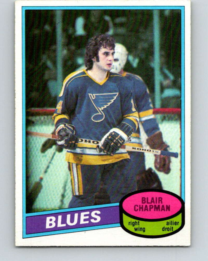 1980-81 O-Pee-Chee #48 Blair Chapman  St. Louis Blues  V37458