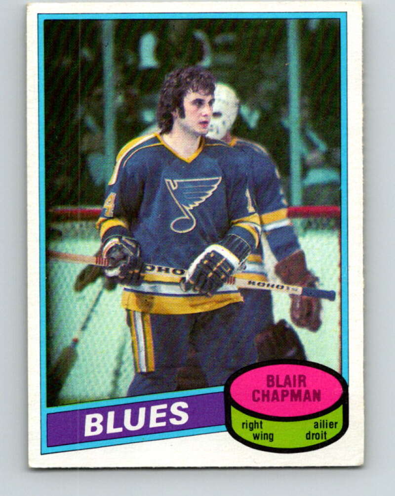 1980-81 O-Pee-Chee #48 Blair Chapman  St. Louis Blues  V37461