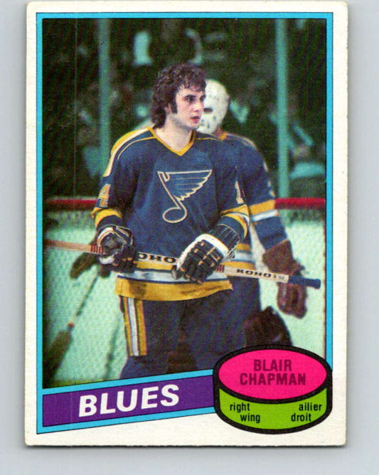 1980-81 O-Pee-Chee #48 Blair Chapman  St. Louis Blues  V37462