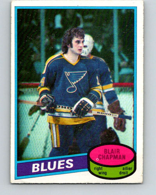 1980-81 O-Pee-Chee #48 Blair Chapman  St. Louis Blues  V37464