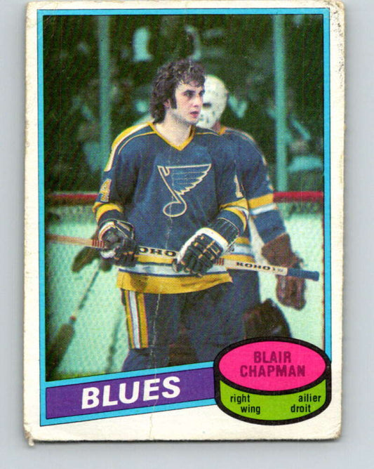 1980-81 O-Pee-Chee #48 Blair Chapman  St. Louis Blues  V37466