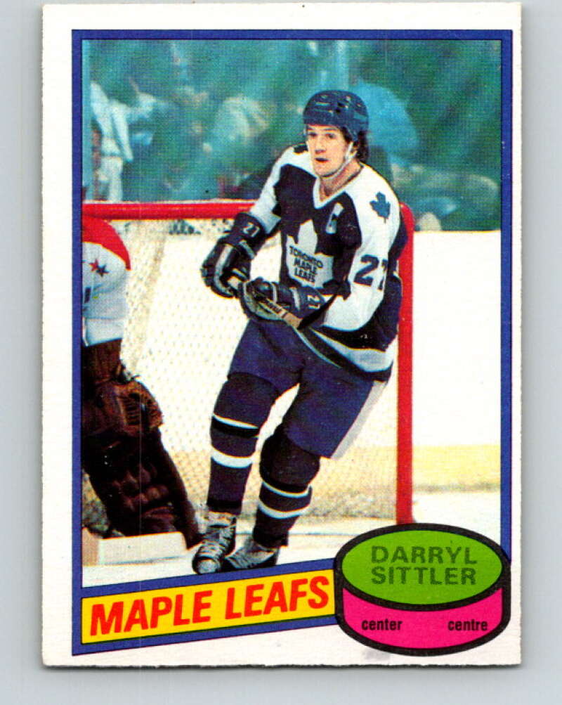 1980-81 O-Pee-Chee #50 Darryl Sittler  Toronto Maple Leafs  V37481