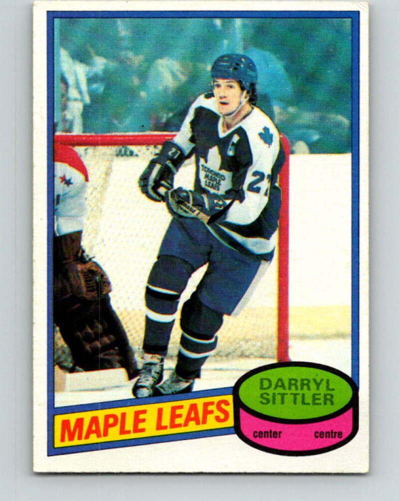 1980-81 O-Pee-Chee #50 Darryl Sittler  Toronto Maple Leafs  V37482