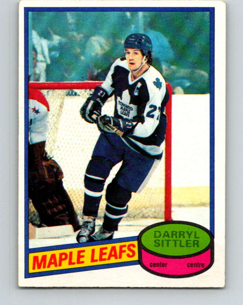 1980-81 O-Pee-Chee #50 Darryl Sittler  Toronto Maple Leafs  V37484