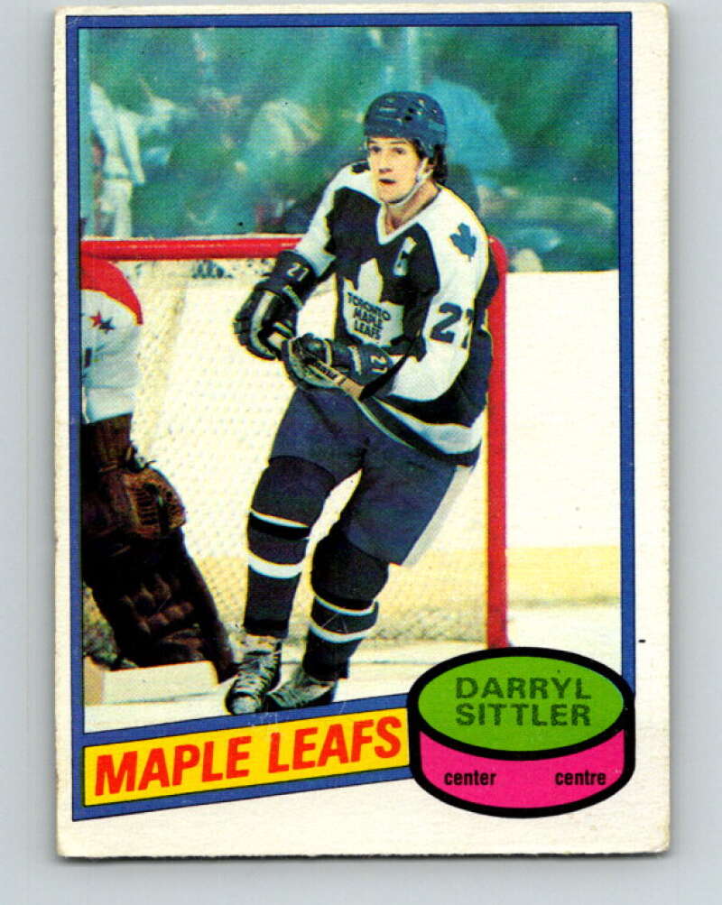 1980-81 O-Pee-Chee #50 Darryl Sittler  Toronto Maple Leafs  V37486