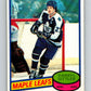 1980-81 O-Pee-Chee #50 Darryl Sittler  Toronto Maple Leafs  V37488