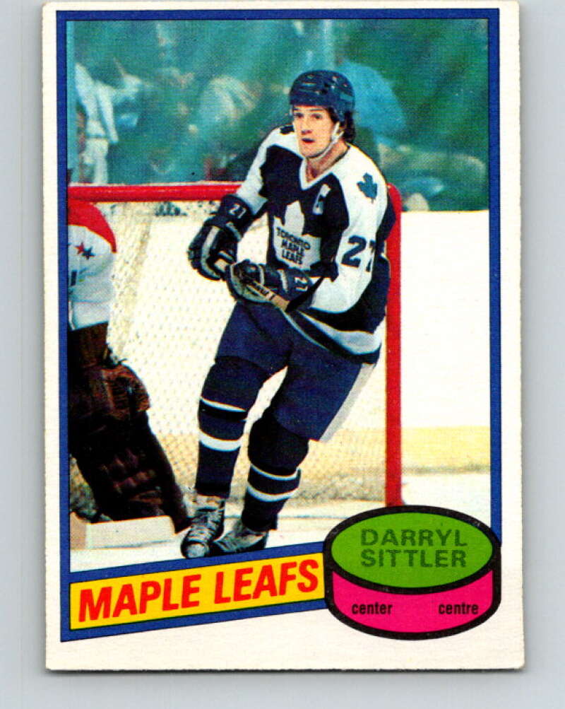 1980-81 O-Pee-Chee #50 Darryl Sittler  Toronto Maple Leafs  V37488