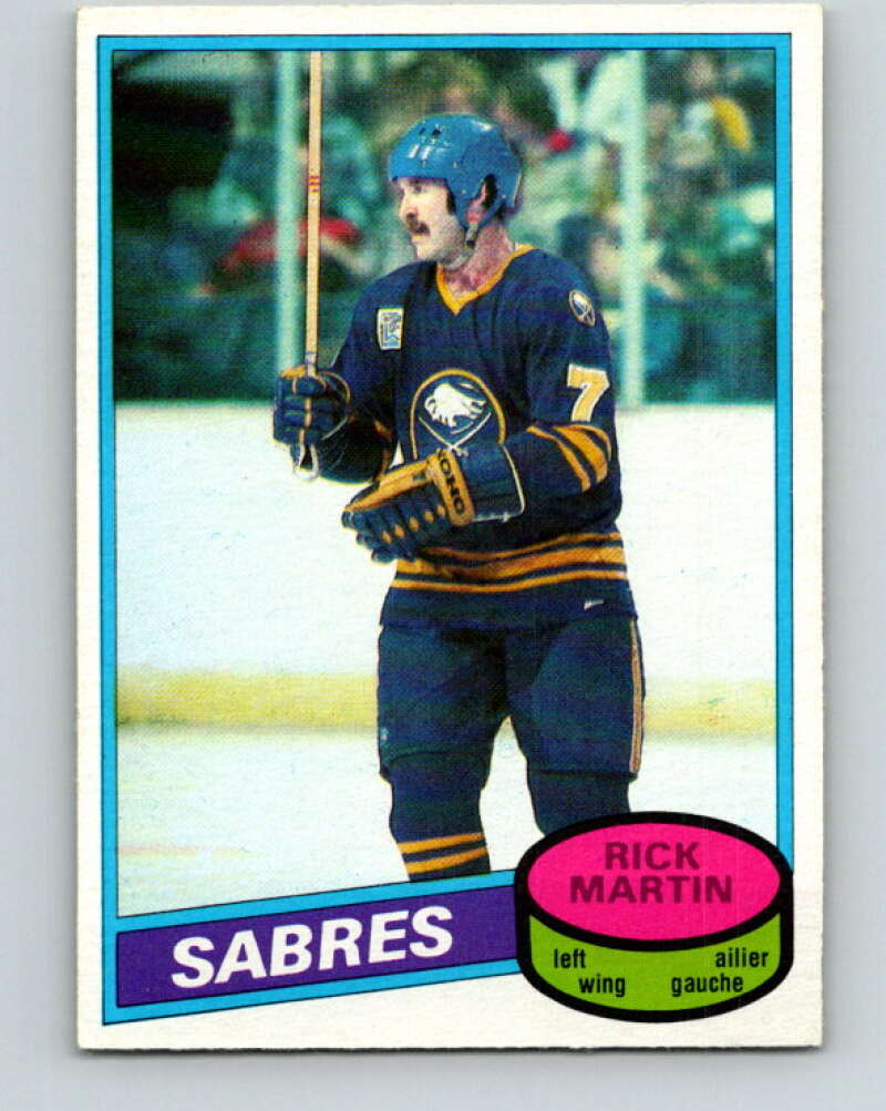 1980-81 O-Pee-Chee #51 Rick Martin  Buffalo Sabres  V37494