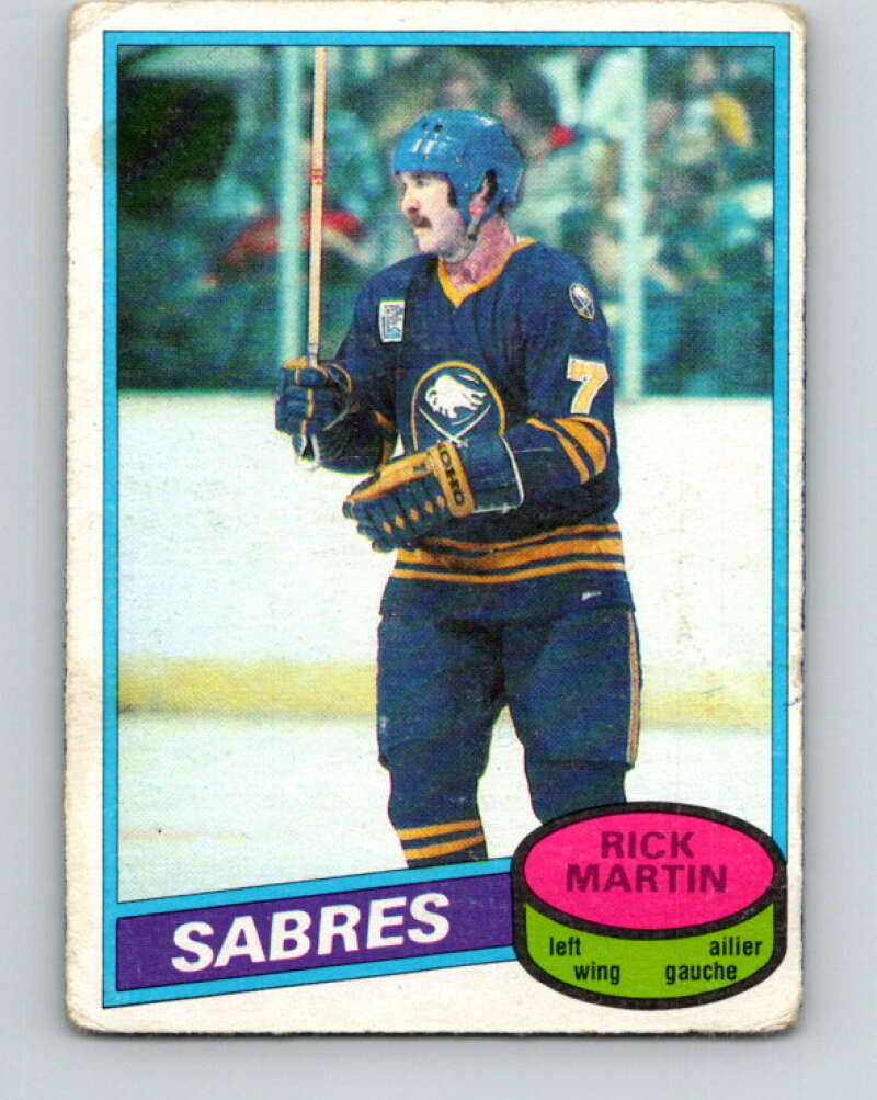 1980-81 O-Pee-Chee #51 Rick Martin  Buffalo Sabres  V37495