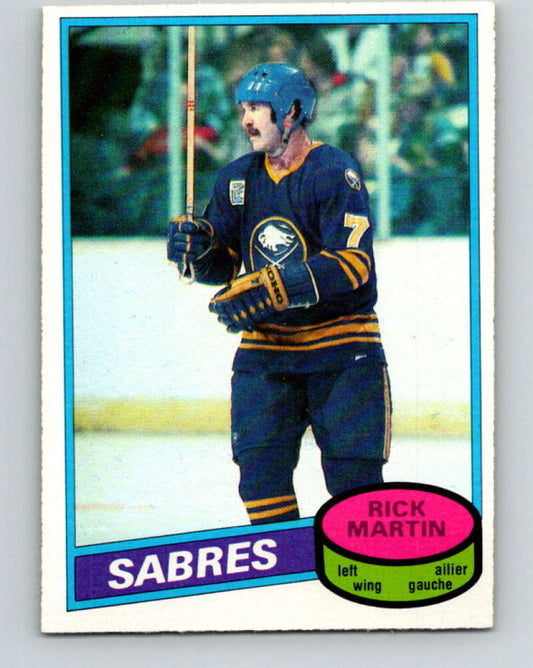 1980-81 O-Pee-Chee #51 Rick Martin  Buffalo Sabres  V37497