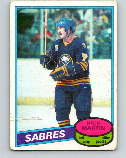 1980-81 O-Pee-Chee #51 Rick Martin  Buffalo Sabres  V37500