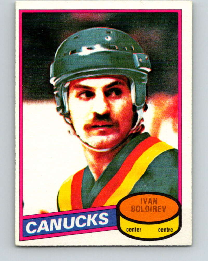 1980-81 O-Pee-Chee #52 Ivan Boldirev  Vancouver Canucks  V37503