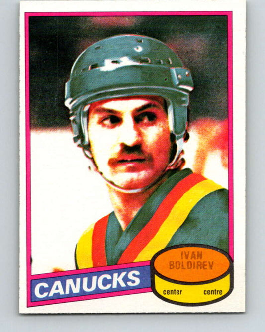 1980-81 O-Pee-Chee #52 Ivan Boldirev  Vancouver Canucks  V37508