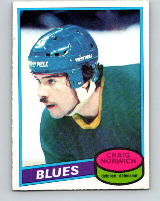 1980-81 O-Pee-Chee #53 Craig Norwich  RC Rookie St. Louis Blues  V37514