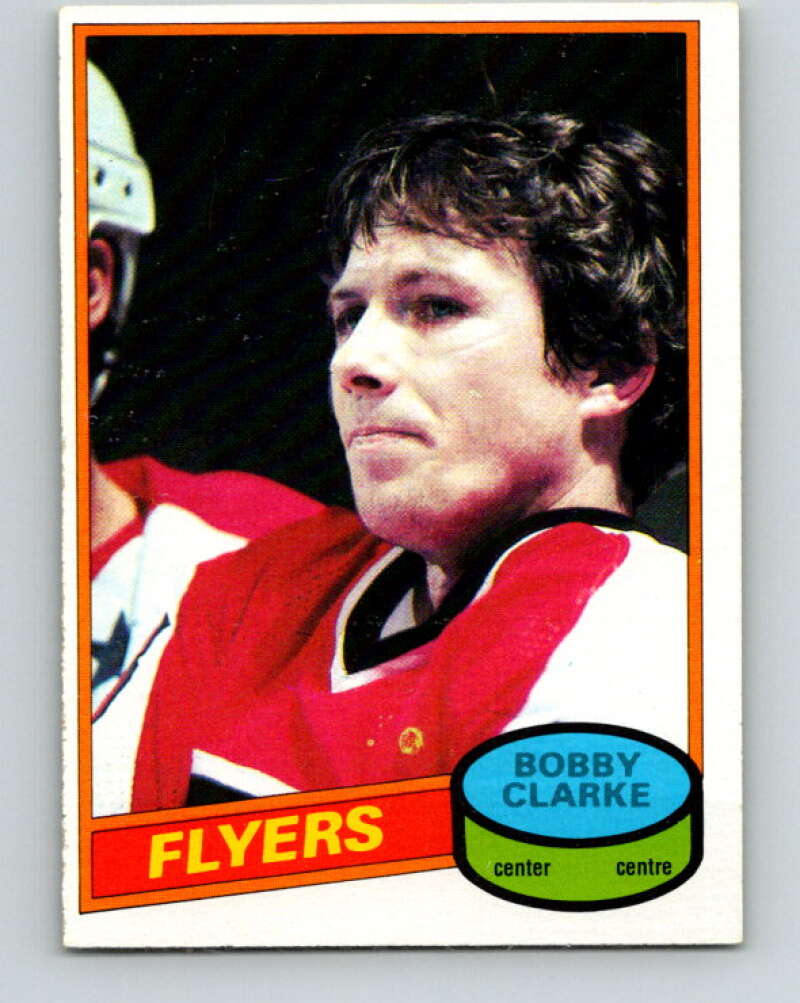 1980-81 O-Pee-Chee #55 Bobby Clarke  Philadelphia Flyers  V37541