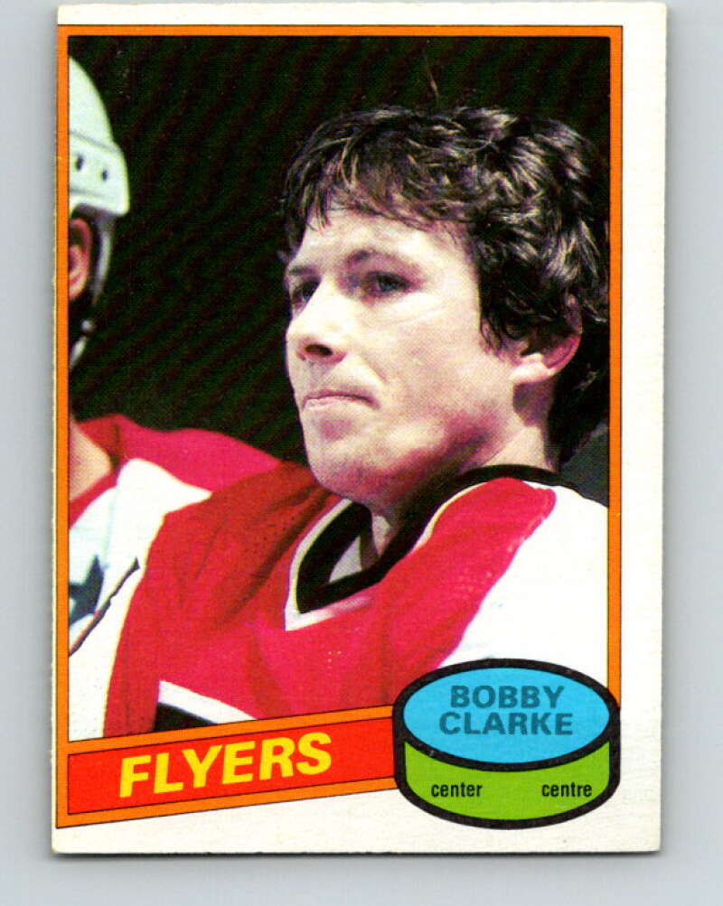 1980-81 O-Pee-Chee #55 Bobby Clarke  Philadelphia Flyers  V37544