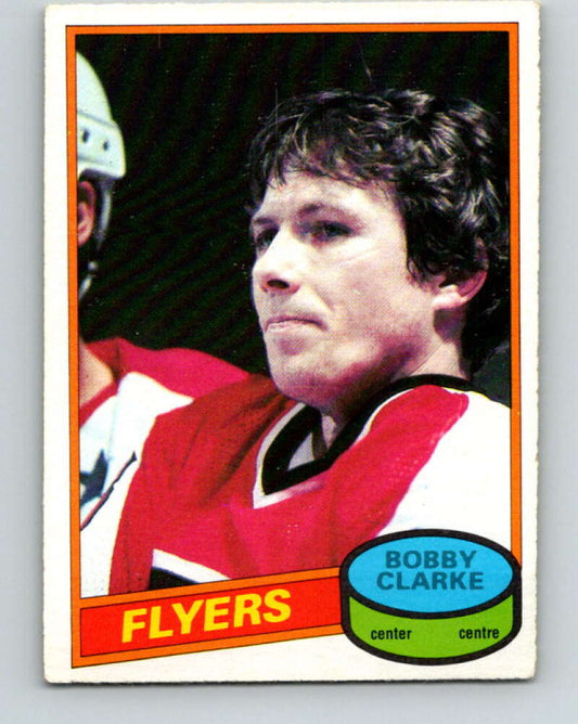 1980-81 O-Pee-Chee #55 Bobby Clarke  Philadelphia Flyers  V37548