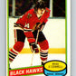 1980-81 O-Pee-Chee #61 Mike O'Connell  RC Rookie Chicago Blackhawks  V37597