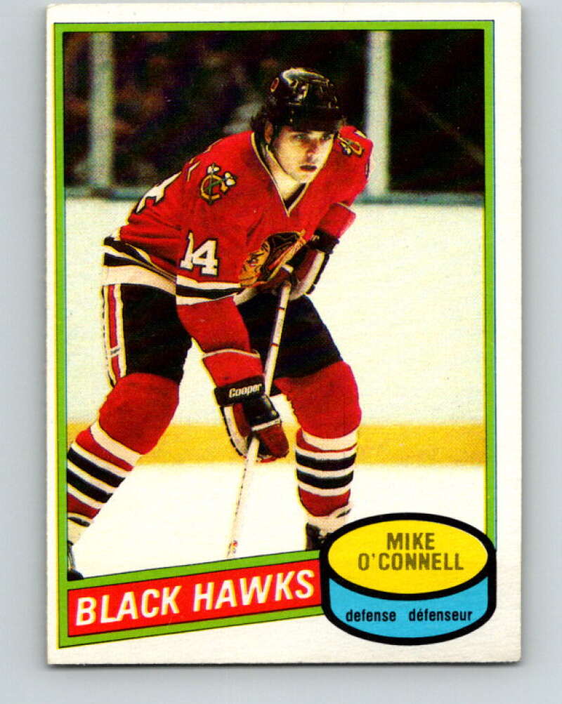 1980-81 O-Pee-Chee #61 Mike O'Connell  RC Rookie Chicago Blackhawks  V37597