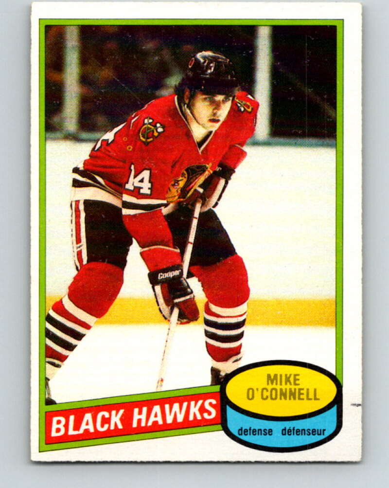 1980-81 O-Pee-Chee #61 Mike O'Connell  RC Rookie Chicago Blackhawks  V37598