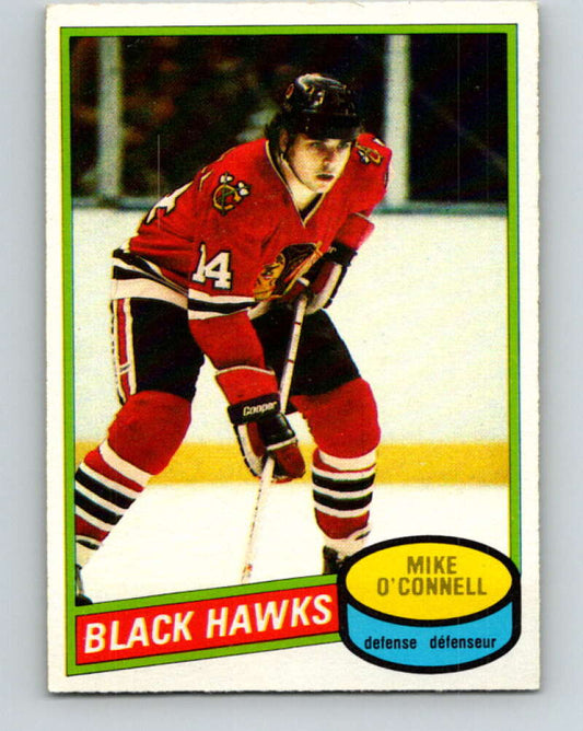 1980-81 O-Pee-Chee #61 Mike O'Connell  RC Rookie Chicago Blackhawks  V37600