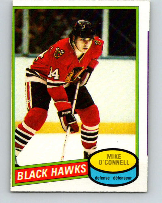 1980-81 O-Pee-Chee #61 Mike O'Connell  RC Rookie Chicago Blackhawks  V37601