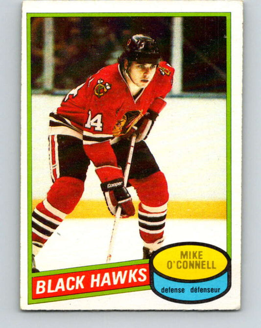 1980-81 O-Pee-Chee #61 Mike O'Connell  RC Rookie Chicago Blackhawks  V37602