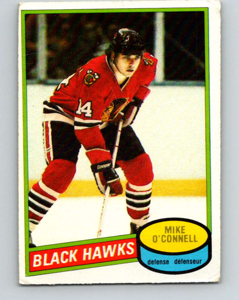 1980-81 O-Pee-Chee #61 Mike O'Connell  RC Rookie Chicago Blackhawks  V37603