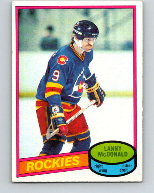 1980-81 O-Pee-Chee #62 Lanny McDonald  Colorado Rockies  V37604