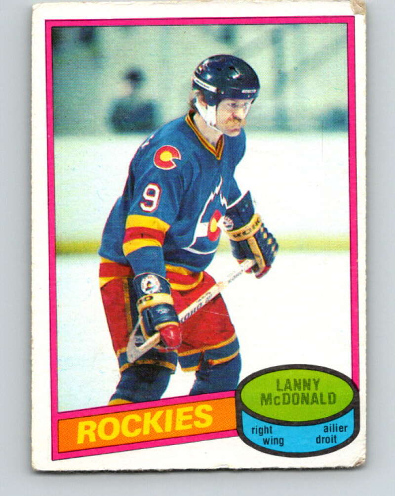 1980-81 O-Pee-Chee #62 Lanny McDonald  Colorado Rockies  V37607