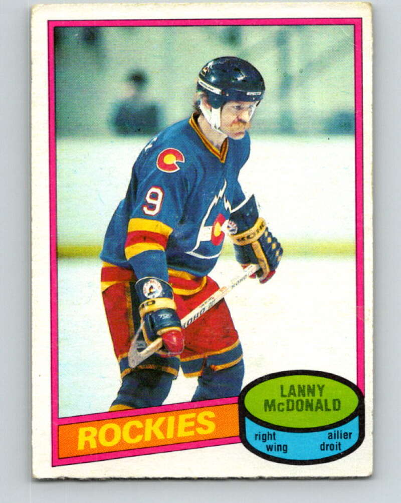 1980-81 O-Pee-Chee #62 Lanny McDonald  Colorado Rockies  V37610