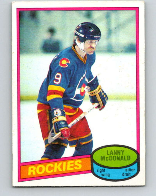 1980-81 O-Pee-Chee #62 Lanny McDonald  Colorado Rockies  V37612