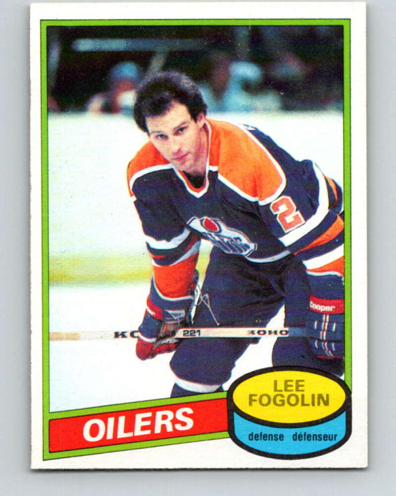 1980-81 O-Pee-Chee #63 Lee Fogolin  Edmonton Oilers  V37617