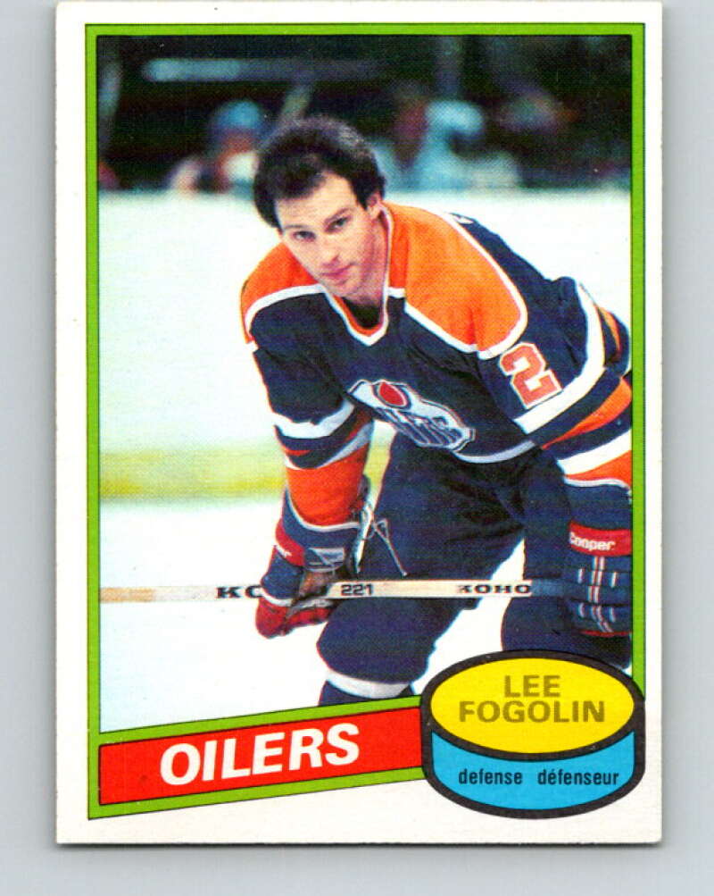 1980-81 O-Pee-Chee #63 Lee Fogolin  Edmonton Oilers  V37623