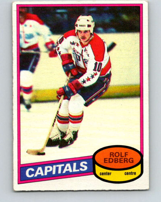 1980-81 O-Pee-Chee #65 Rolf Edberg  RC Rookie Washington Capitals  V37634