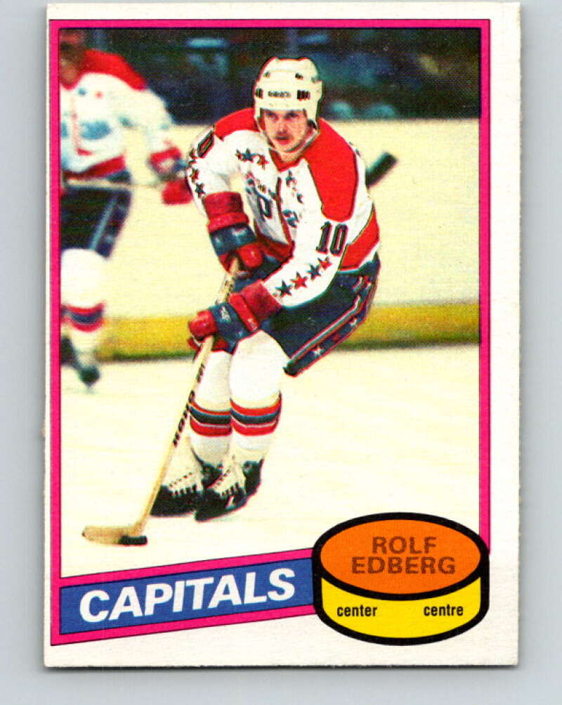 1980-81 O-Pee-Chee #65 Rolf Edberg  RC Rookie Washington Capitals  V37636